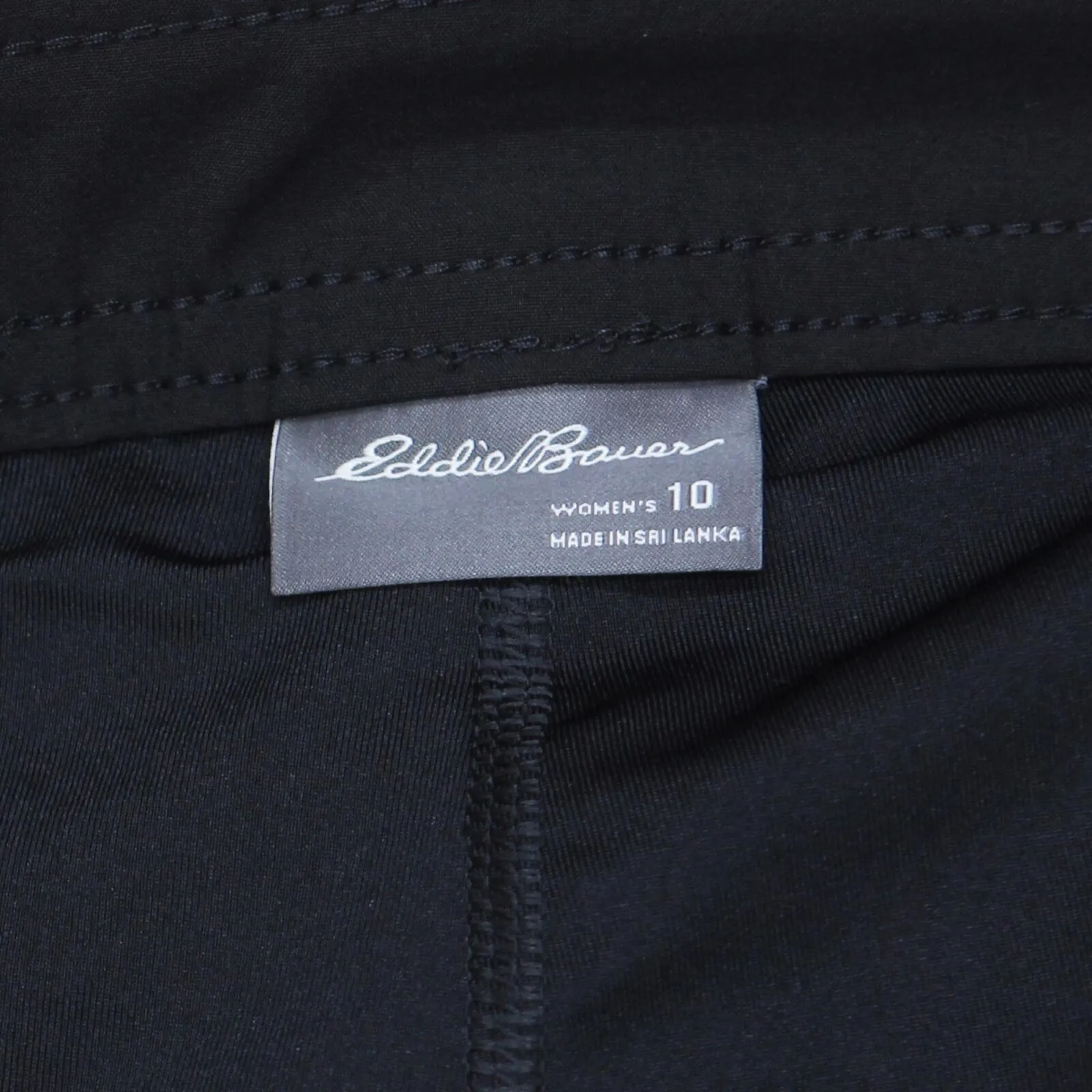 Eddie Bauer Womens Woven A-Line Short Utility Skort 1678fcdd818cd3 Black 10