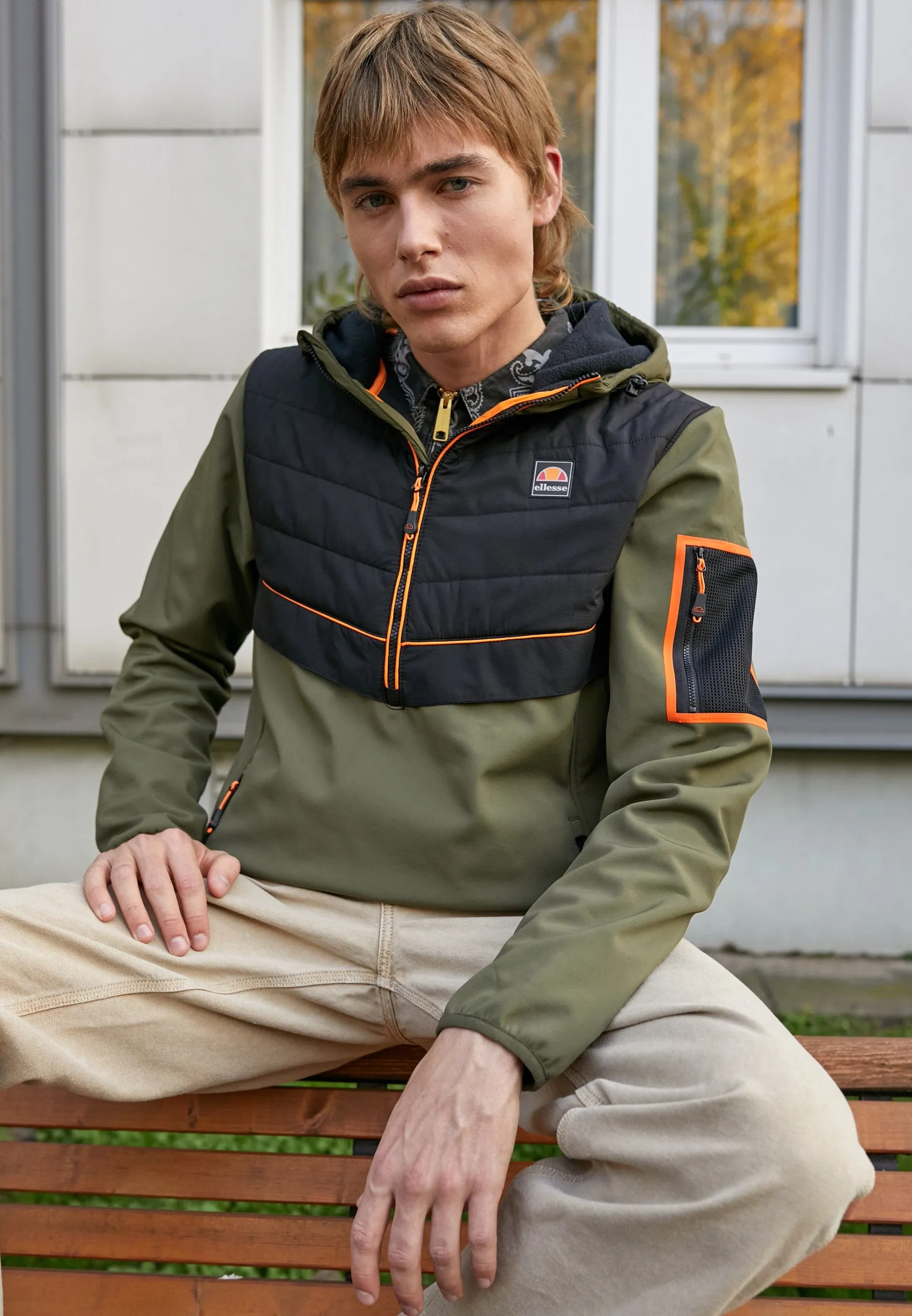 Ellesse Erisini Jacket Khaki Green