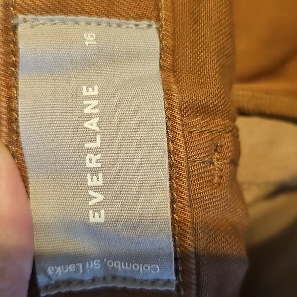 Everlane Sz 16 Brown Tan Utility Shorts WS100