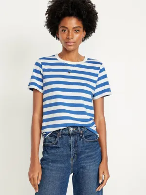 EveryWear Crew-Neck Striped T-Shirt