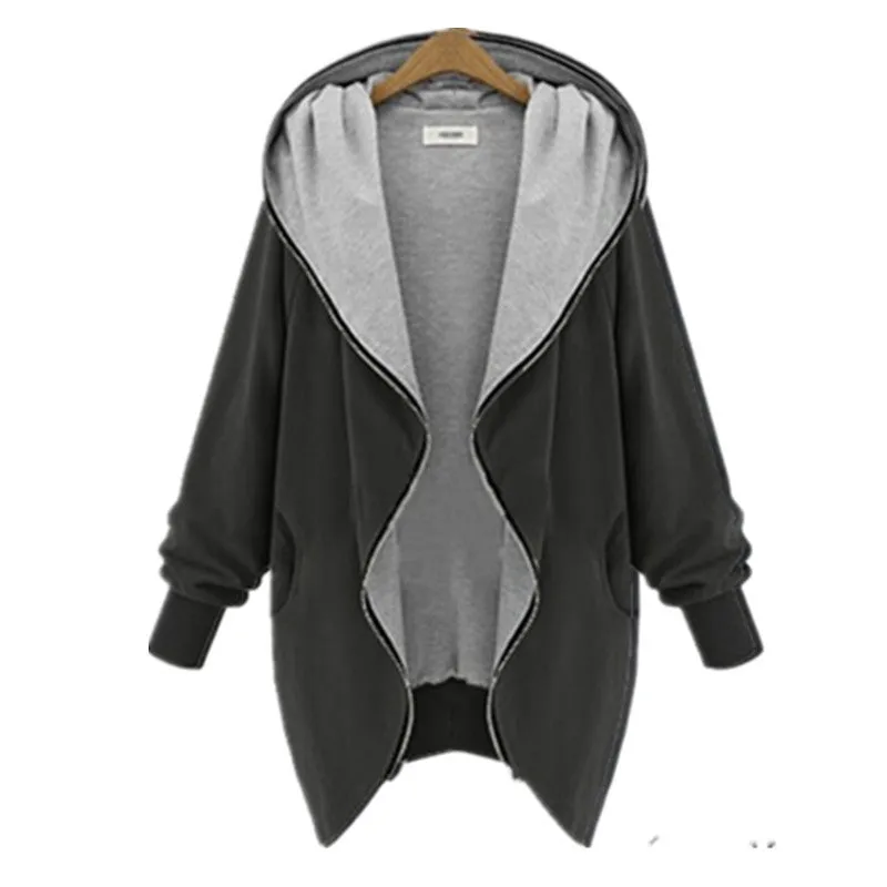 Fashion Casual Hooded Large Size Women Thin Jackets Women outerwear coats
