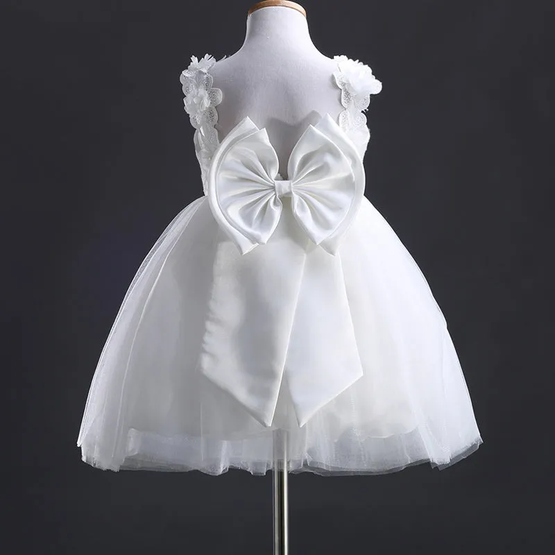 Fashionable Flower Girl Princess  Tutu & Bow Dress Free Shipping