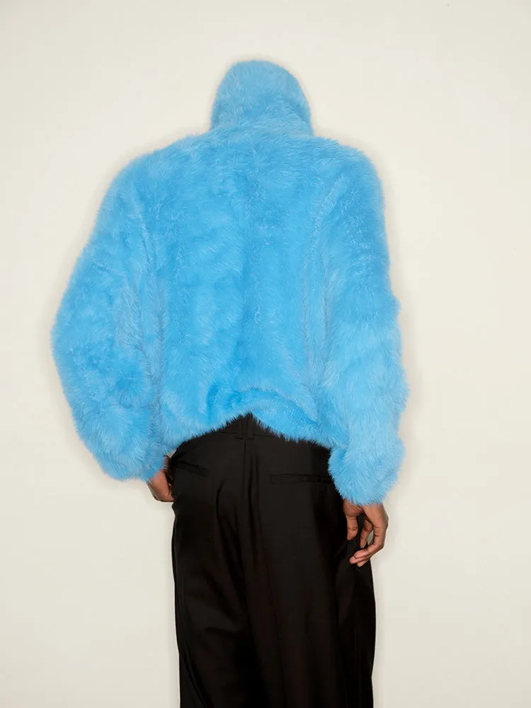 Faux Fur Hooded Jacket