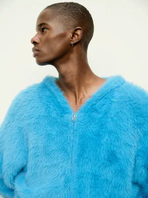 Faux Fur Hooded Jacket