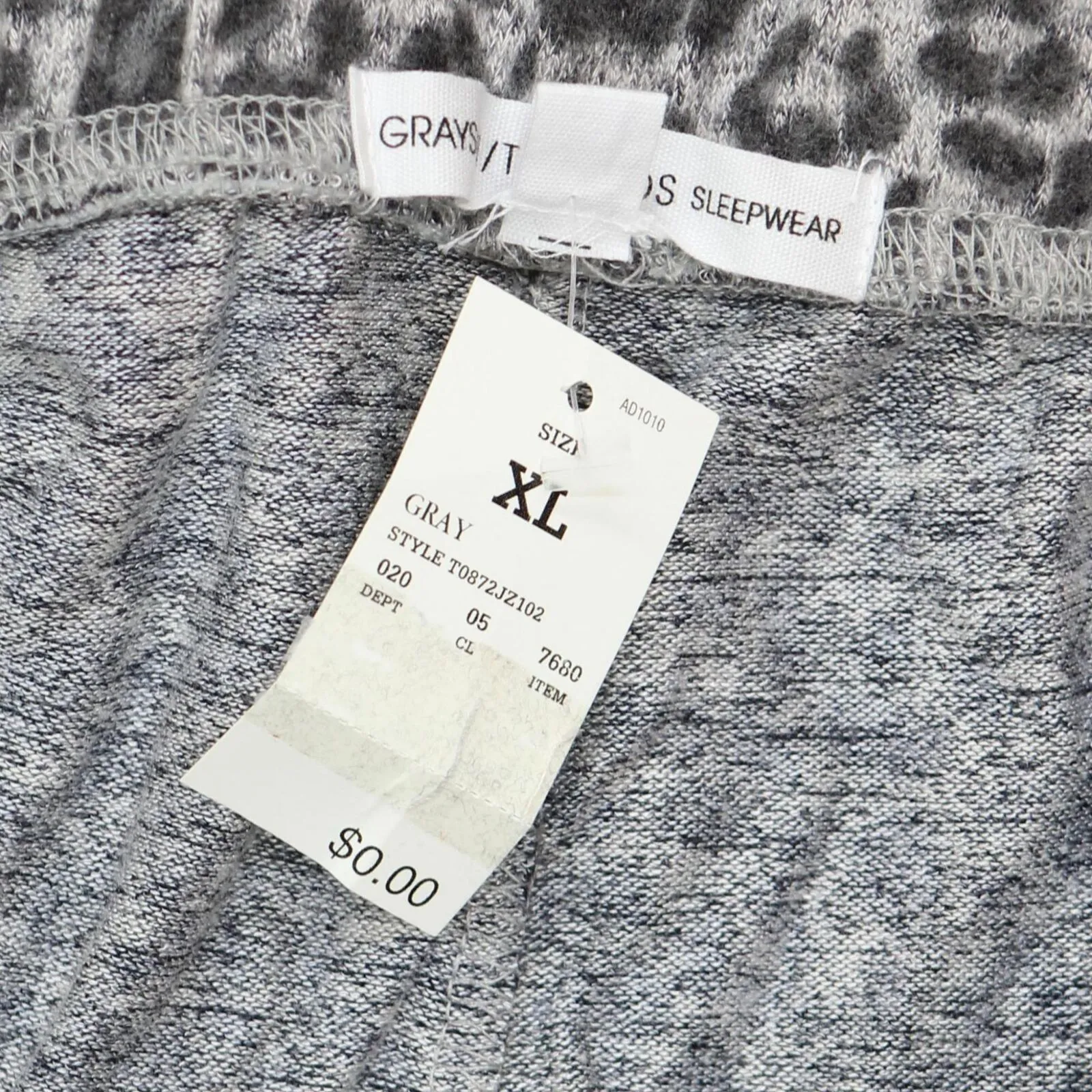 Fifth Sun Womens Leopard Print Lounge Pajama Sleep Shorts 1666cde0d4dbf2 Gray XL