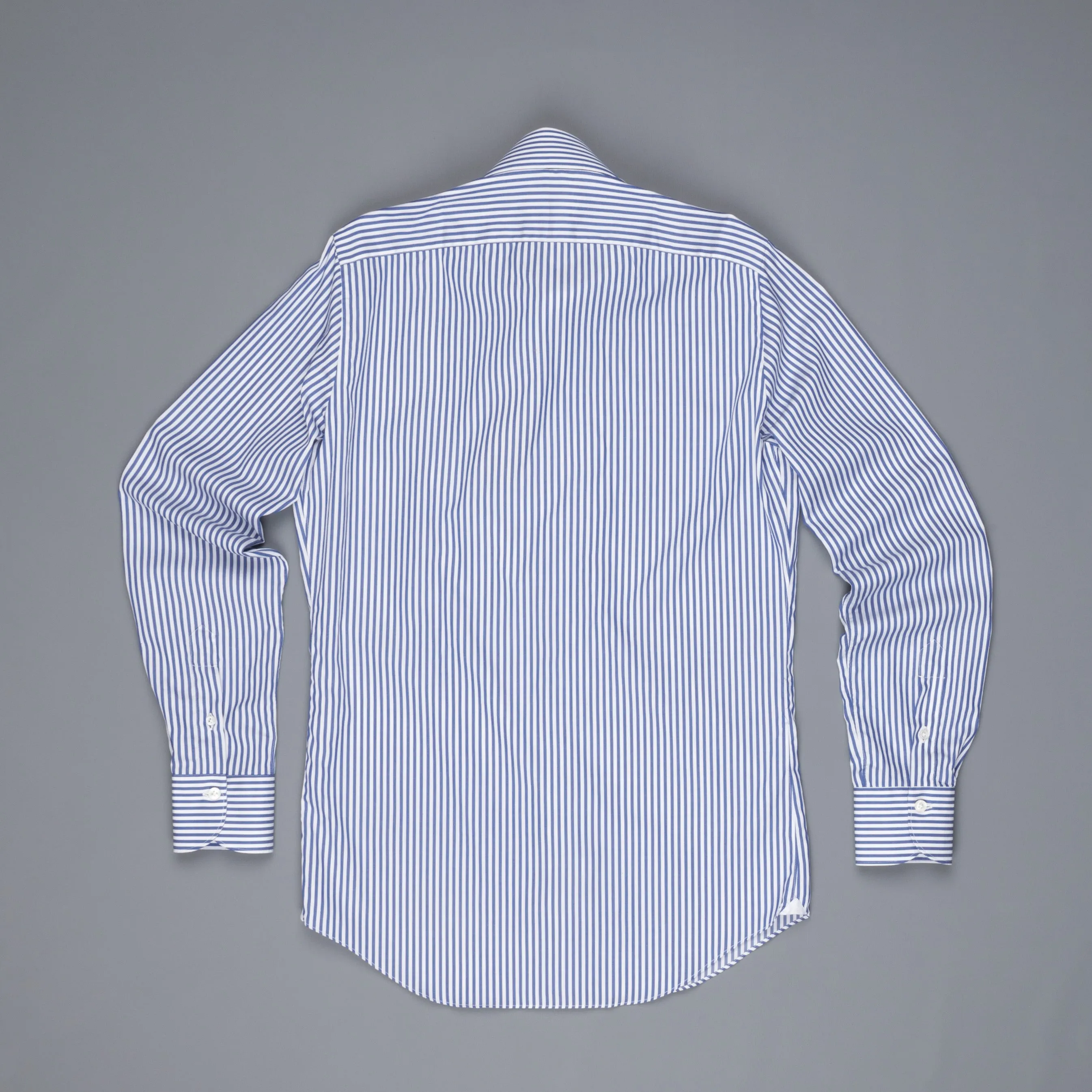Finamore Milano collo Eduardo Bengal Stripe shirt blue