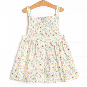 First Sprout of Spring Dress, Green