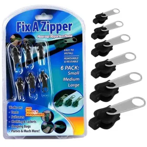 Fix Zip Puller, 6 pieces/Set