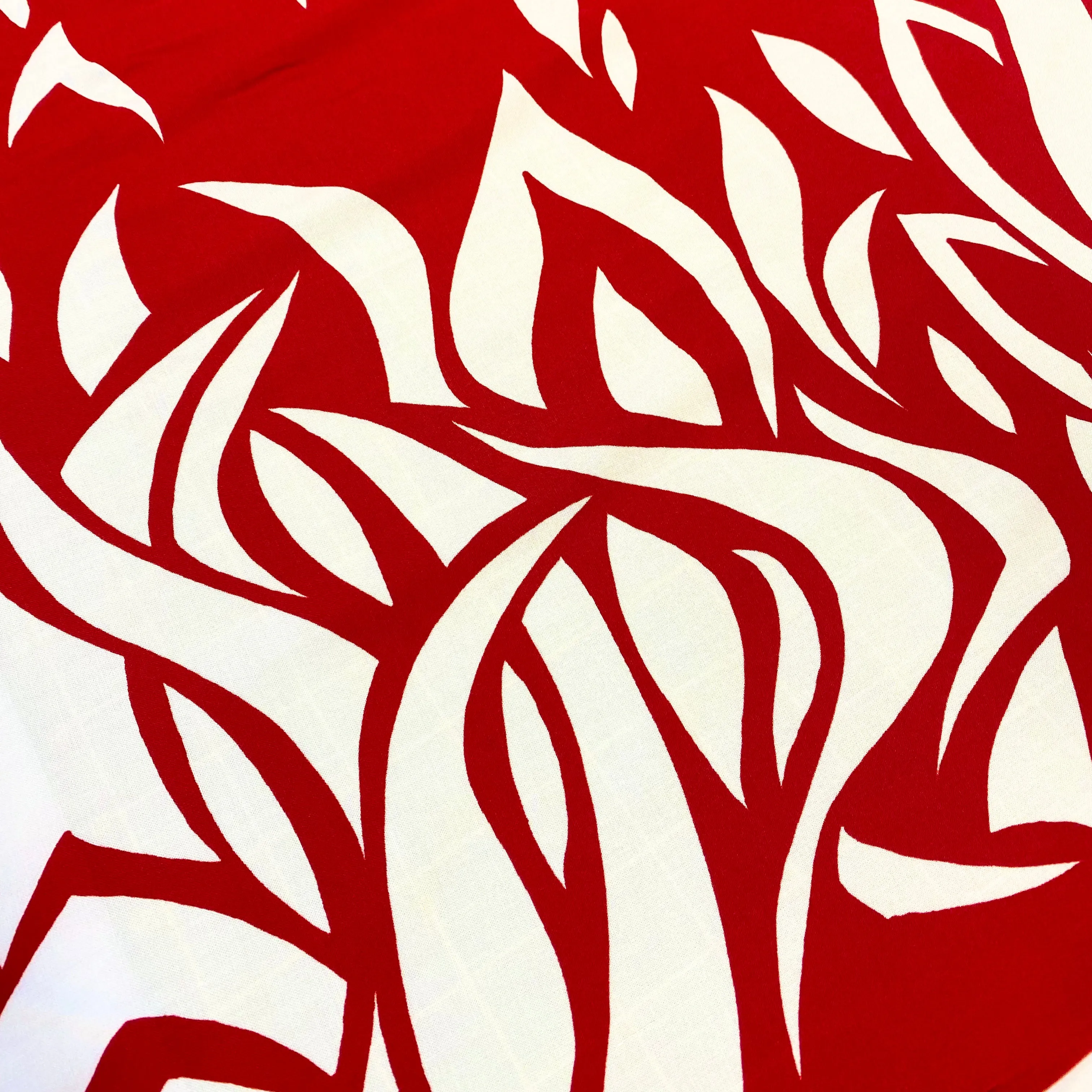 Flames Border Print Viscose