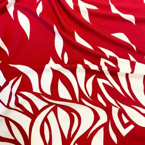 Flames Border Print Viscose