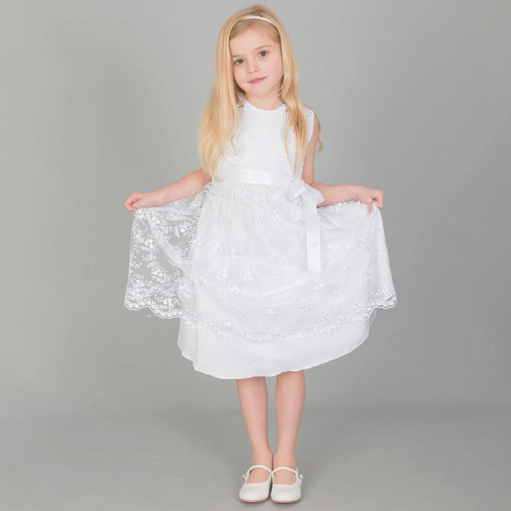 Fleur Dress - White