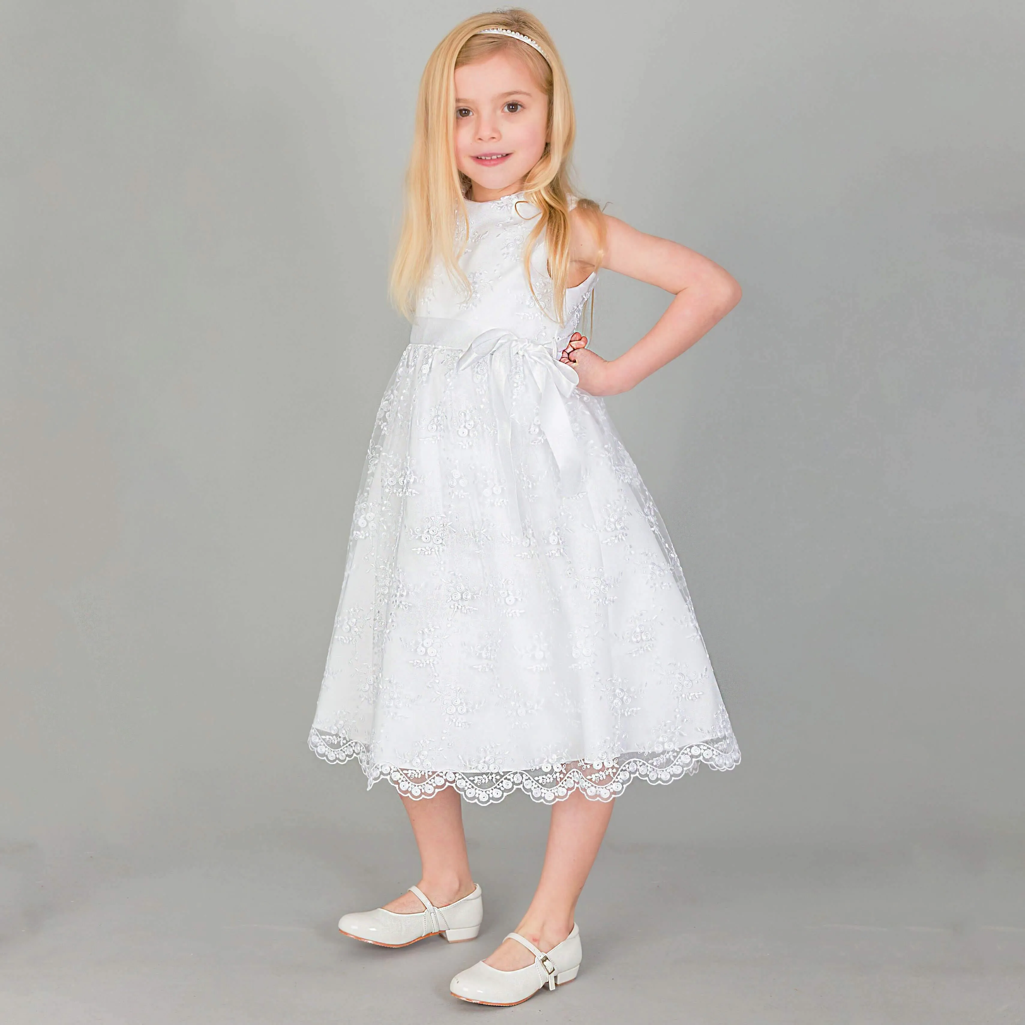 Fleur Dress - White