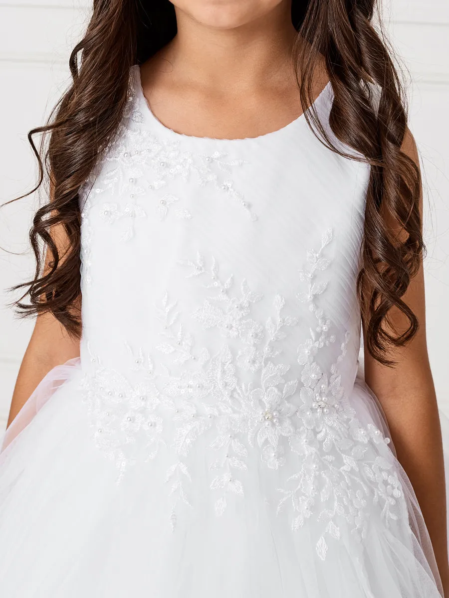 Floral Lace & Pearl Dress 5808