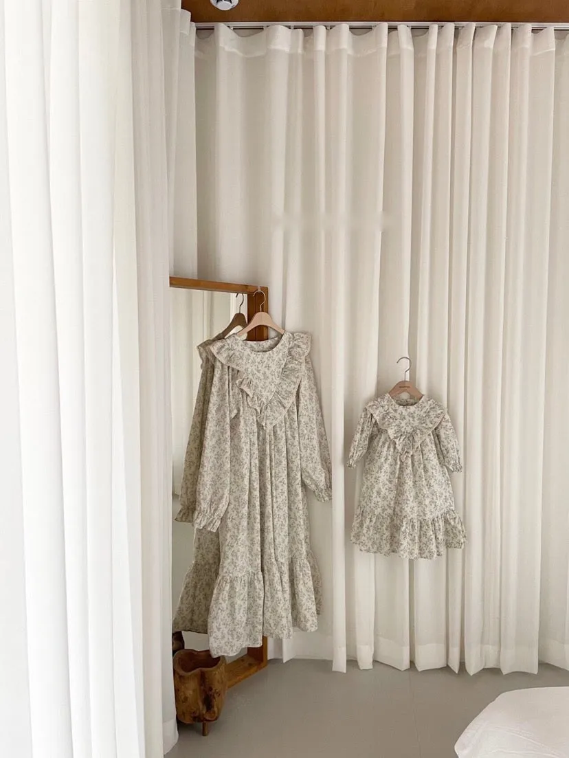 Floral Ruffle Dress (Mommy)