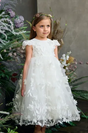 Floral Vine Applique Dress FS21