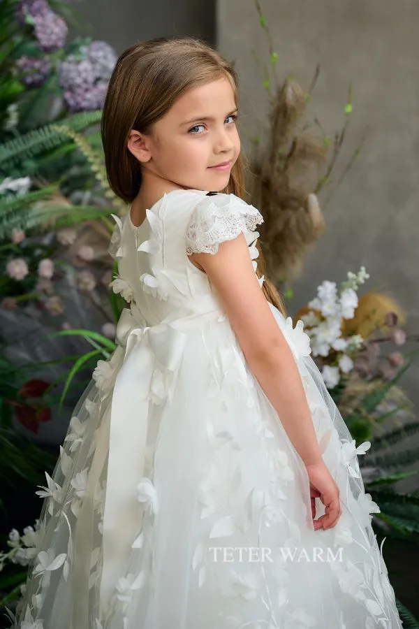 Floral Vine Applique Dress FS21