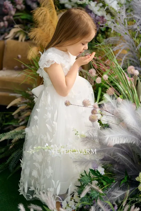 Floral Vine Applique Dress FS21