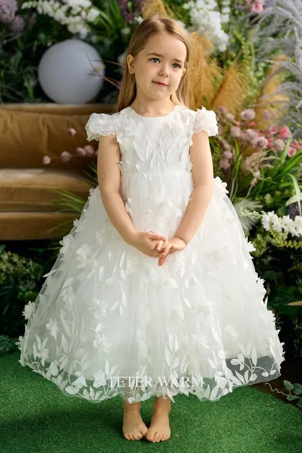 Floral Vine Applique Dress FS21