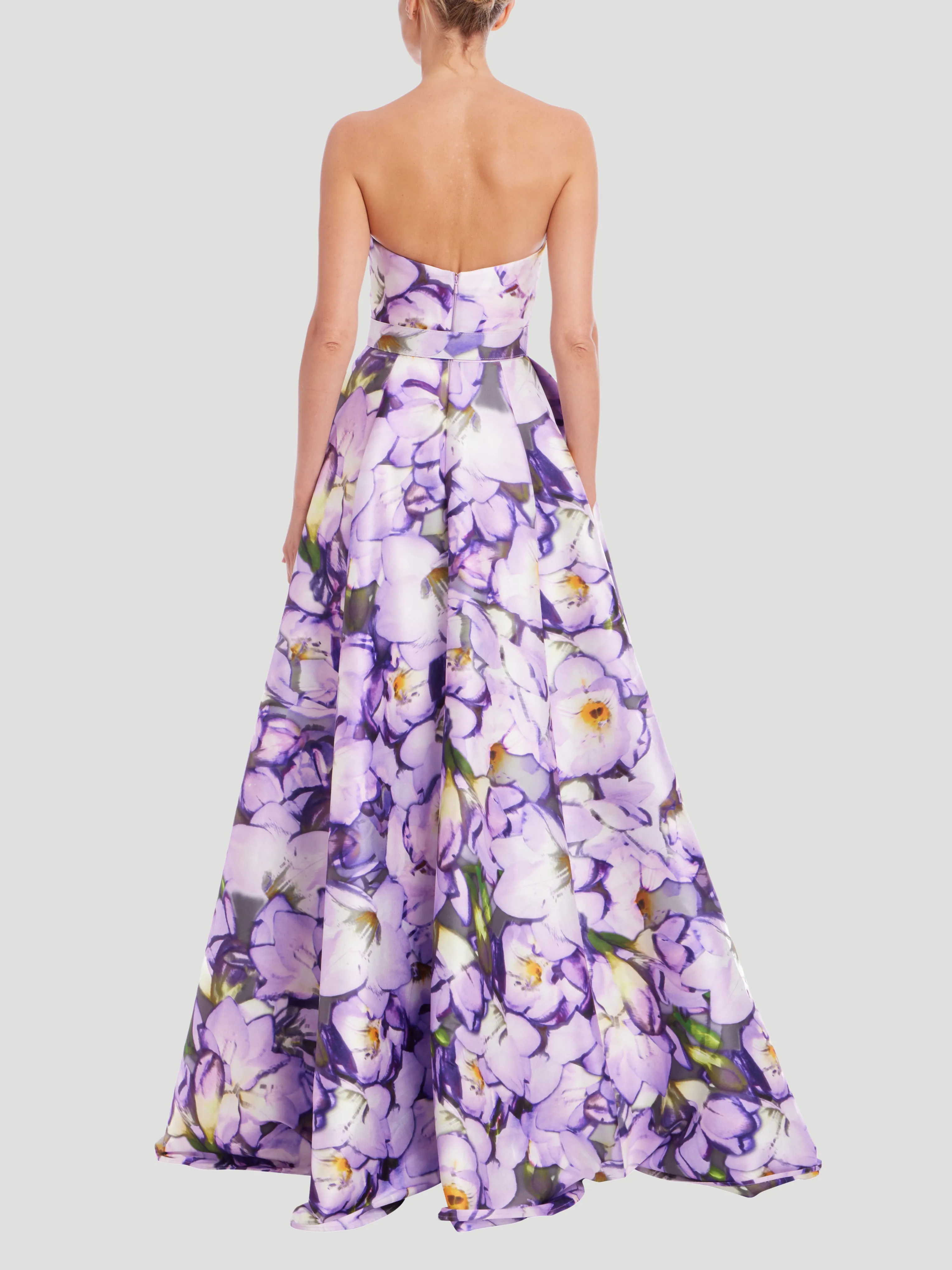 Fold Skirt Ballgown in Lilac