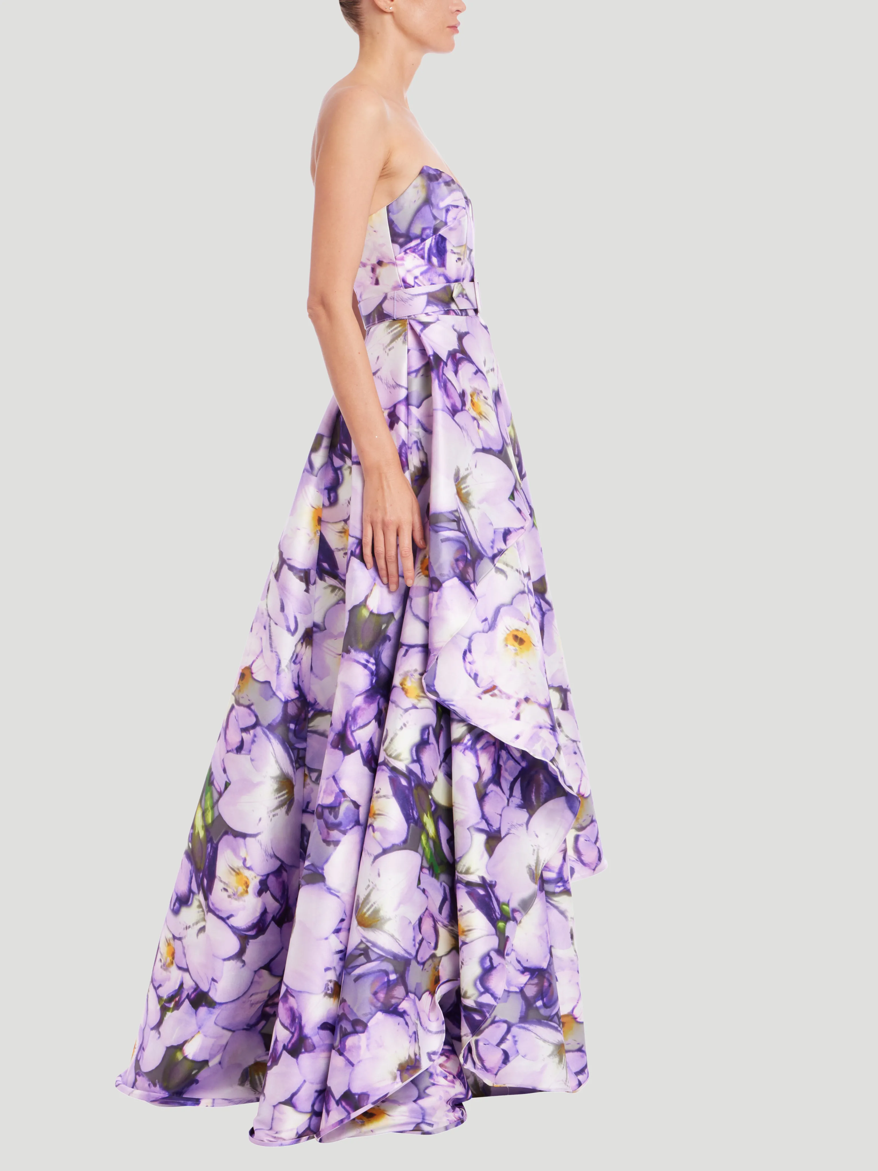 Fold Skirt Ballgown in Lilac