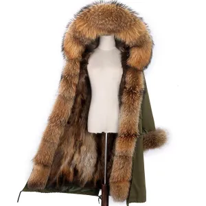 Fox Genuine Long Parka "FIre & Ice"