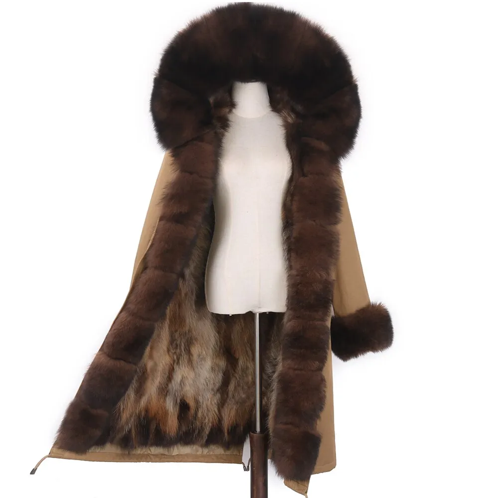 Fox Genuine Long Parka "FIre & Ice"