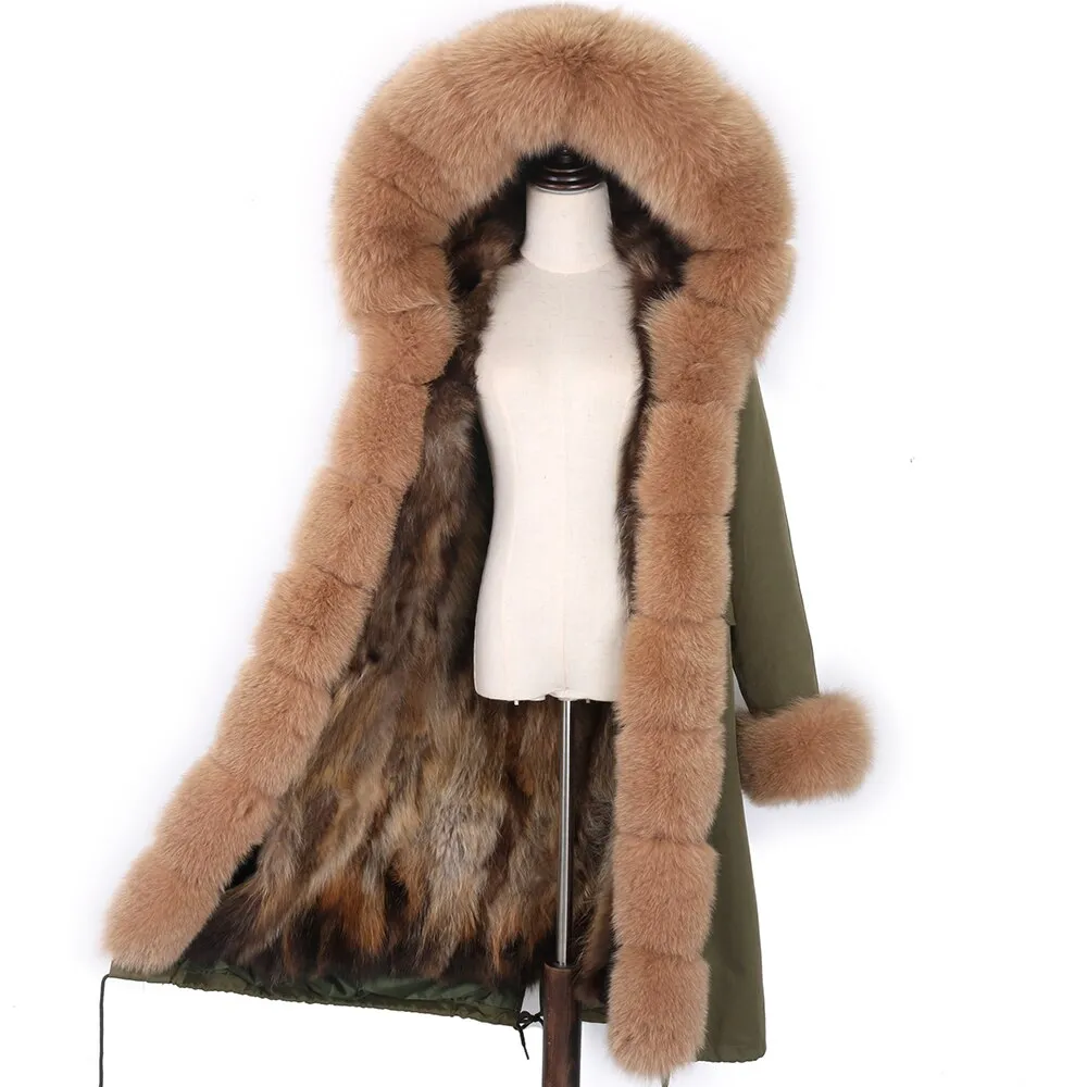 Fox Genuine Long Parka "FIre & Ice"