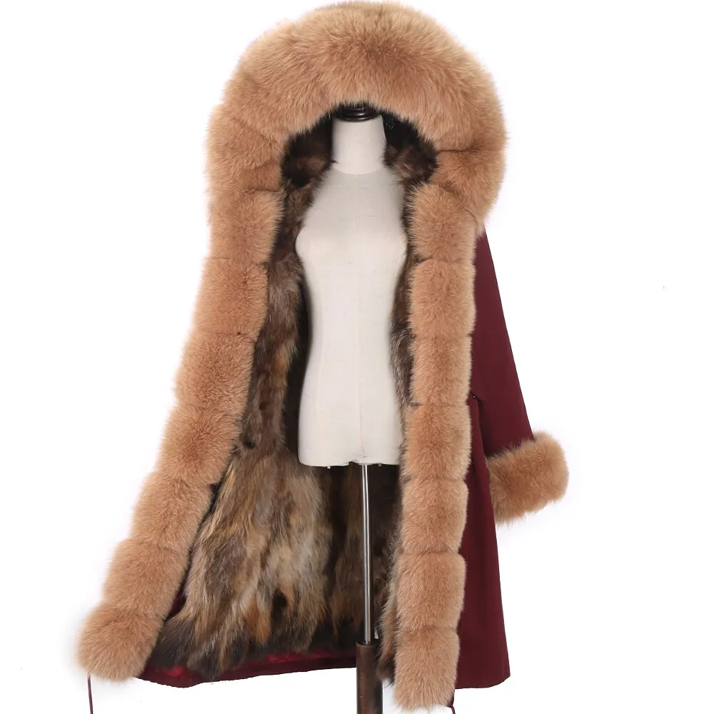 Fox Genuine Long Parka "FIre & Ice"