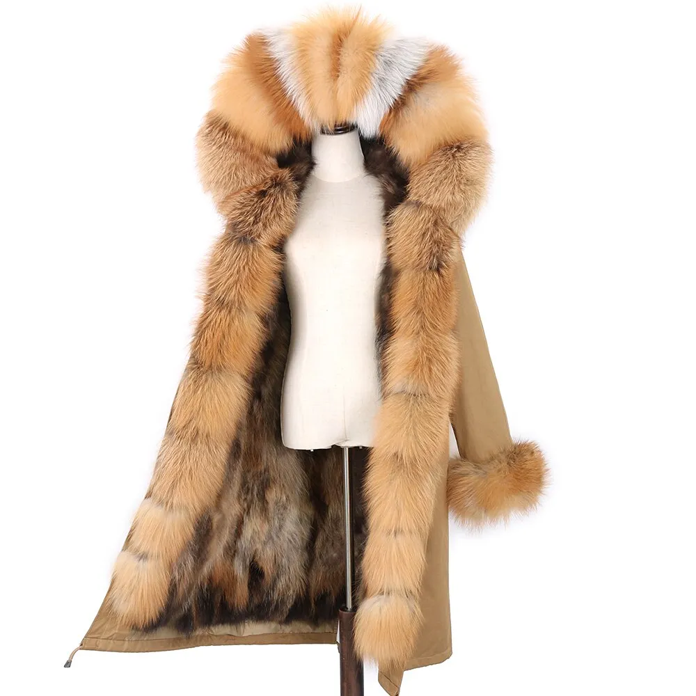 Fox Genuine Long Parka "FIre & Ice"