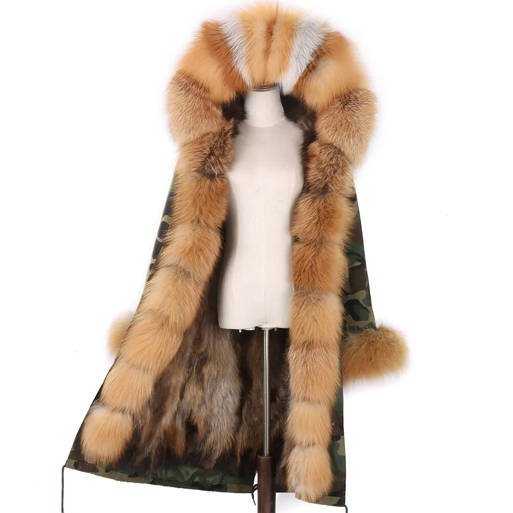 Fox Genuine Long Parka "FIre & Ice"