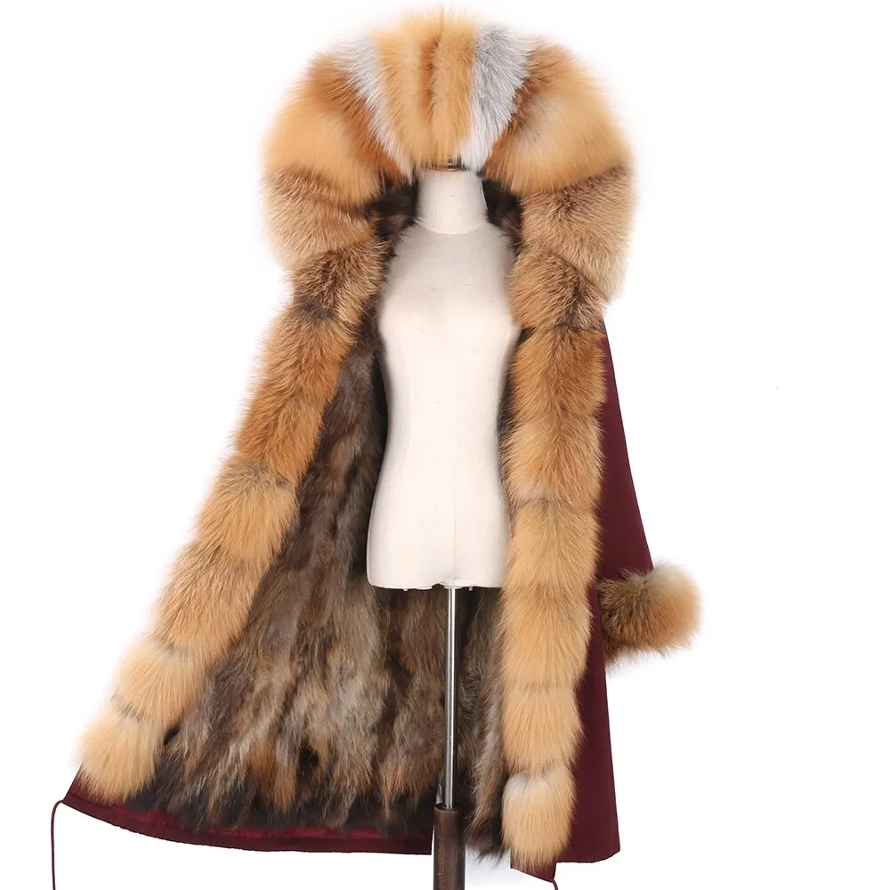 Fox Genuine Long Parka "FIre & Ice"