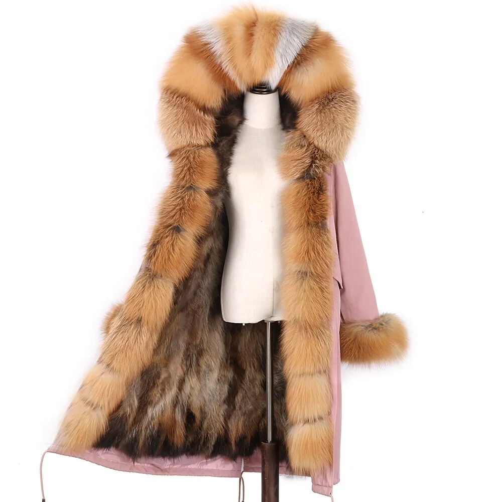Fox Genuine Long Parka "FIre & Ice"