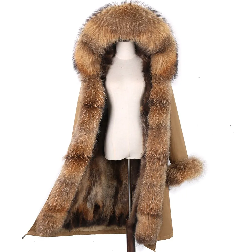 Fox Genuine Long Parka "FIre & Ice"