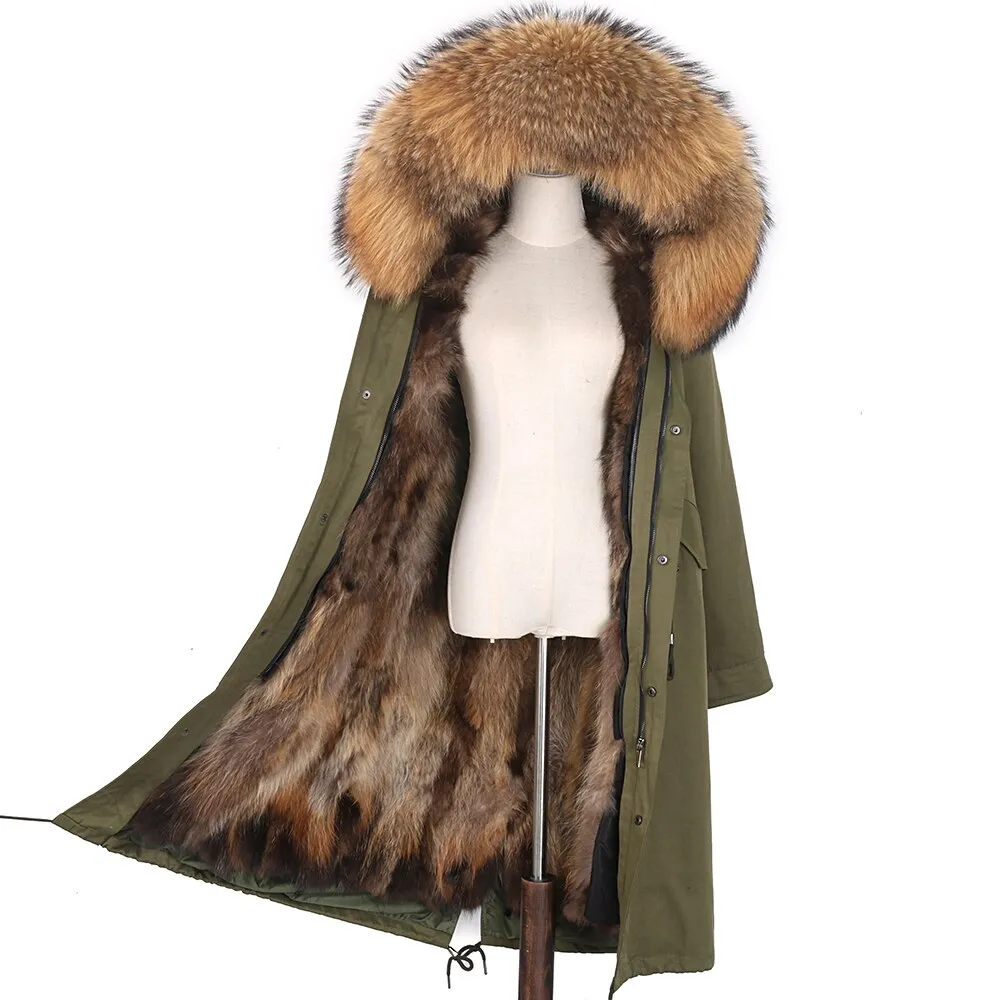 Fox Genuine Long Parka "FIre & Ice"