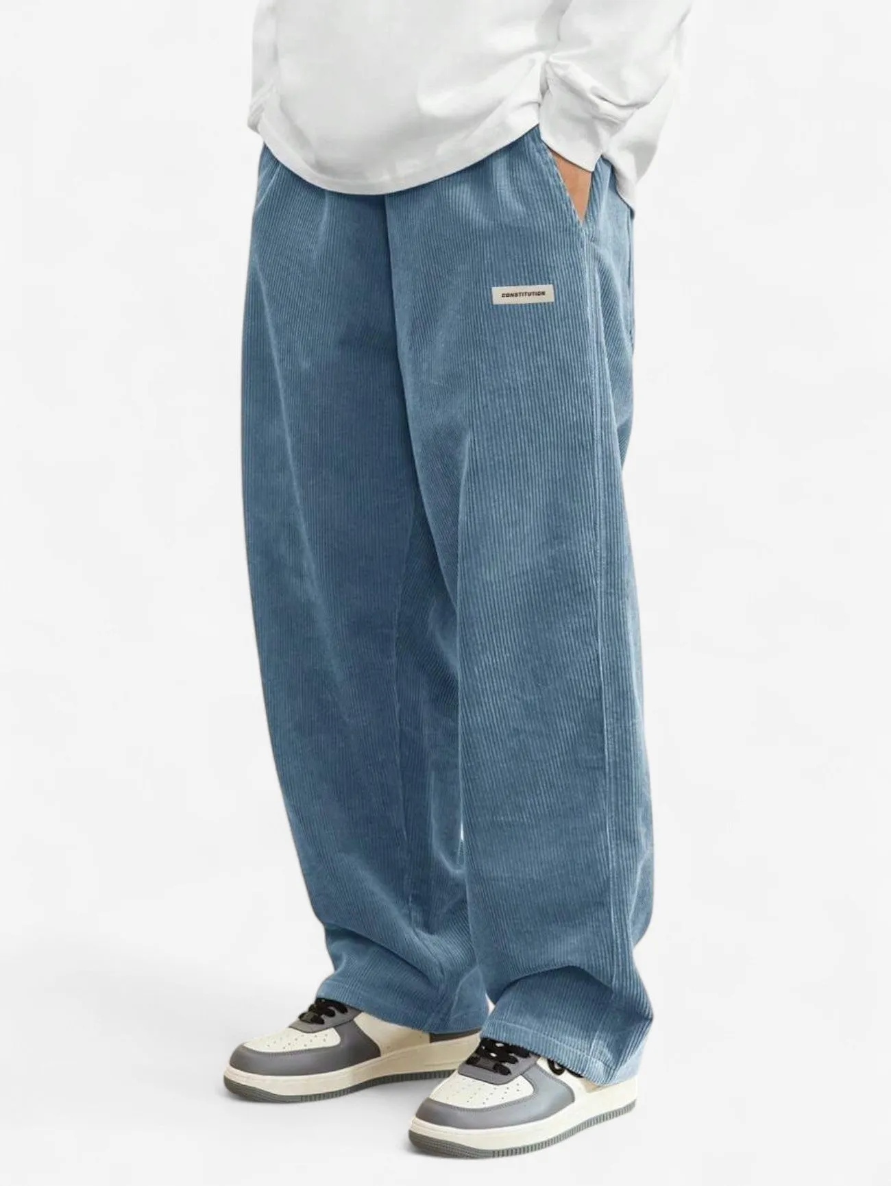 Foxes | Men's Wide Leg Loose Casual Pants Trousers
