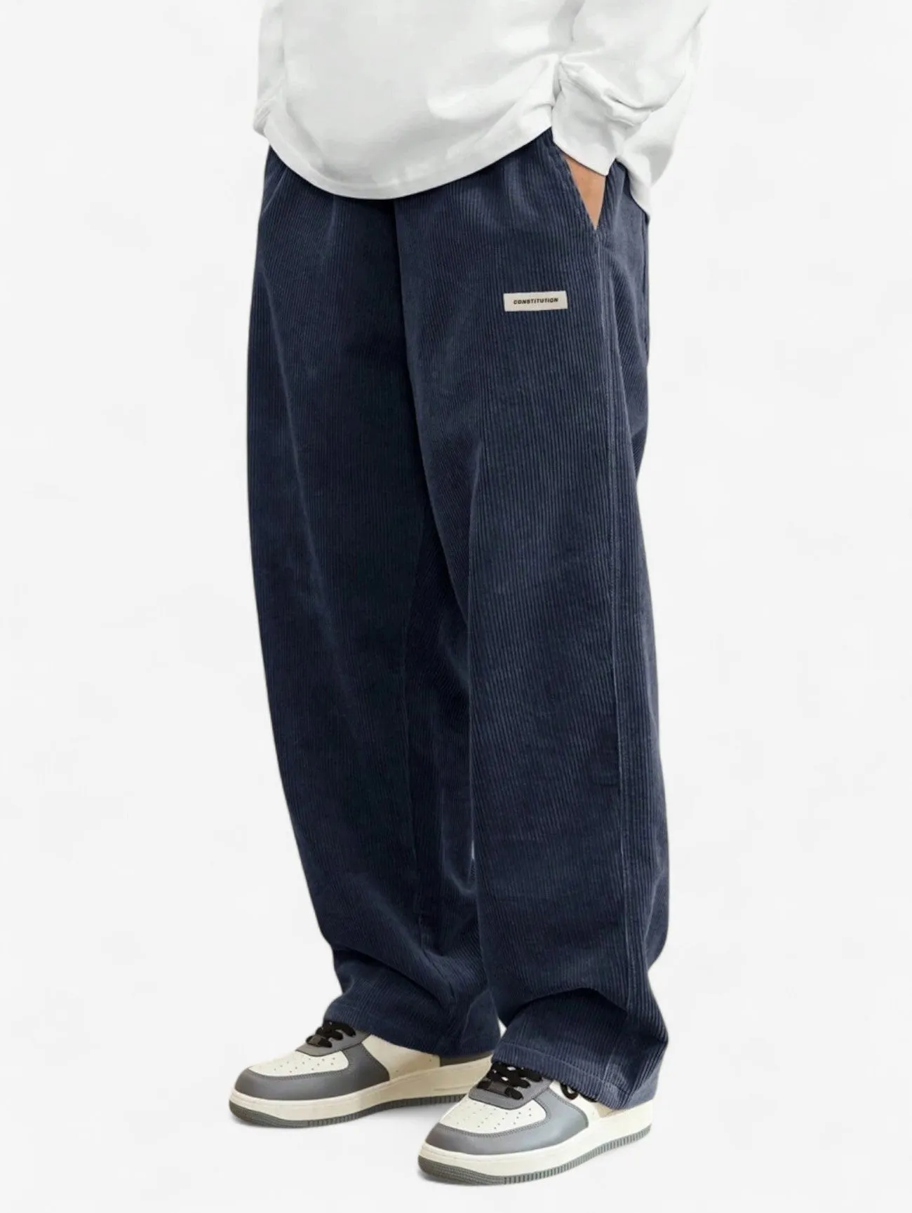 Foxes | Men's Wide Leg Loose Casual Pants Trousers