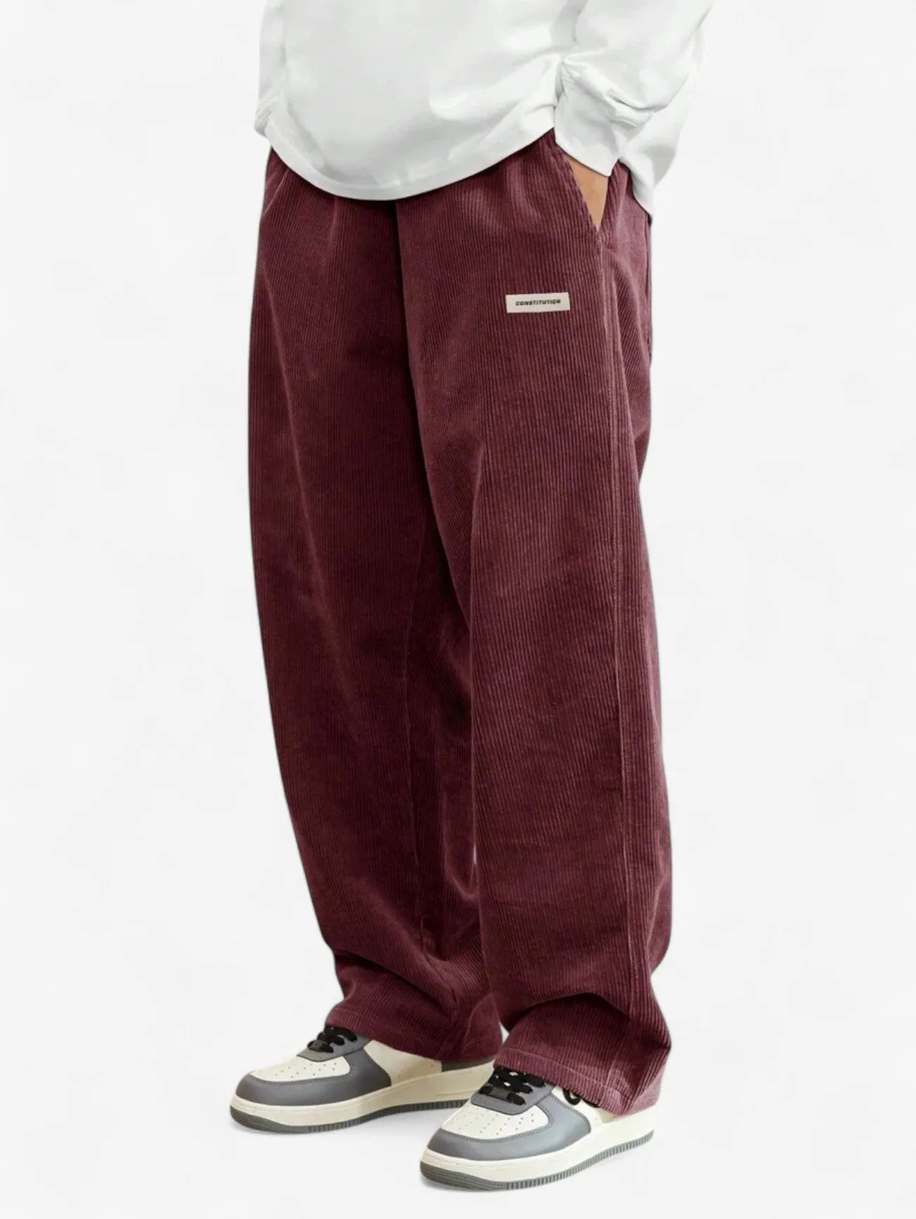 Foxes | Men's Wide Leg Loose Casual Pants Trousers