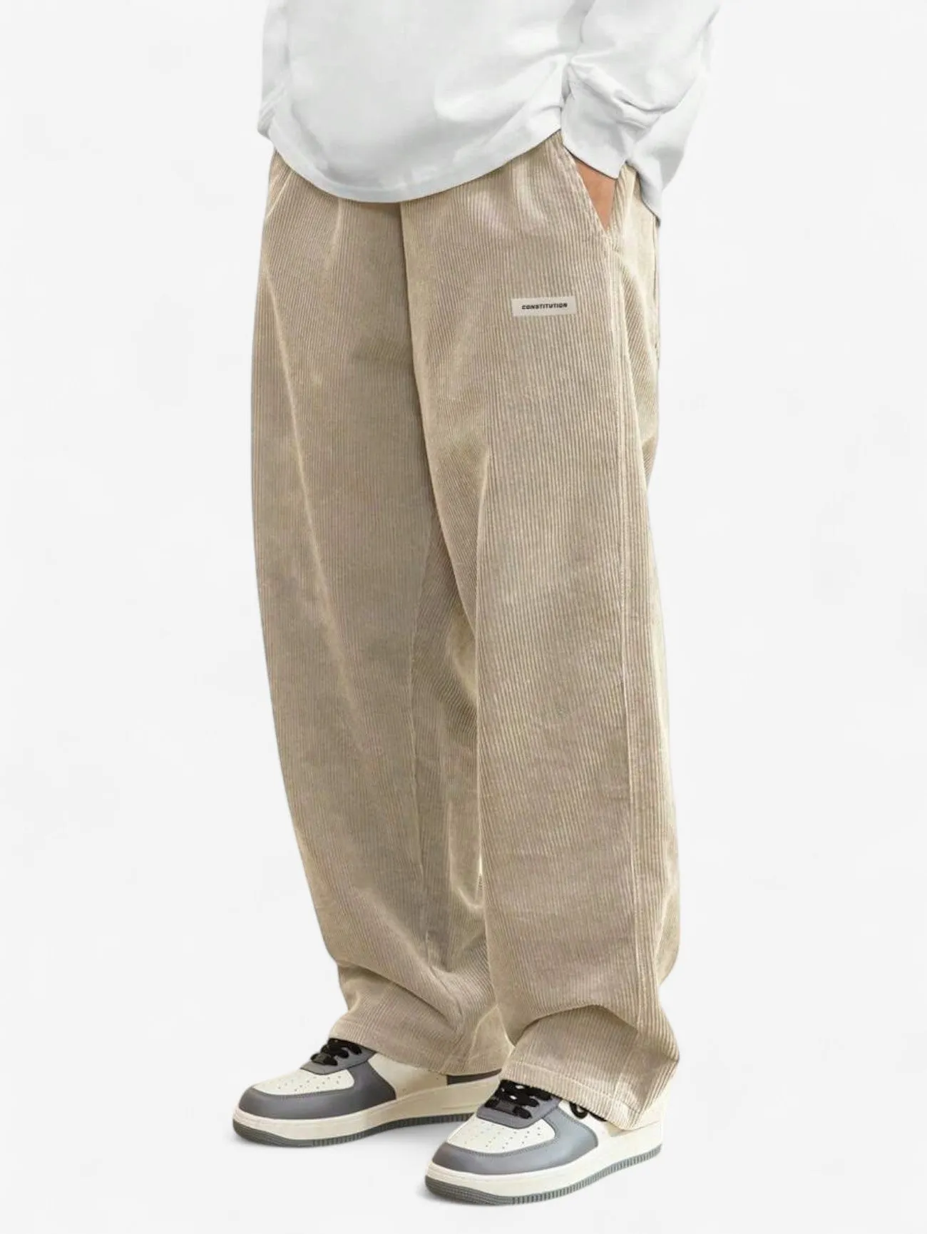 Foxes | Men's Wide Leg Loose Casual Pants Trousers