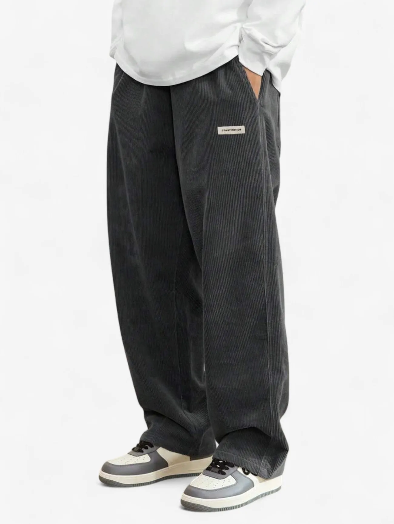 Foxes | Men's Wide Leg Loose Casual Pants Trousers