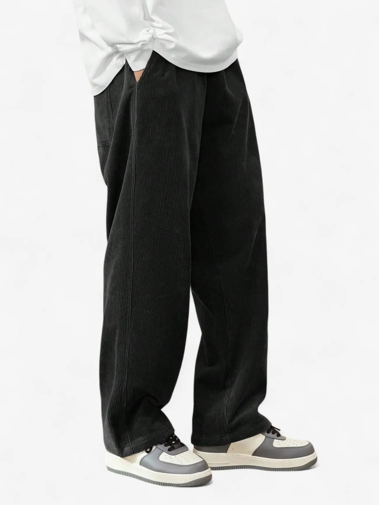 Foxes | Men's Wide Leg Loose Casual Pants Trousers