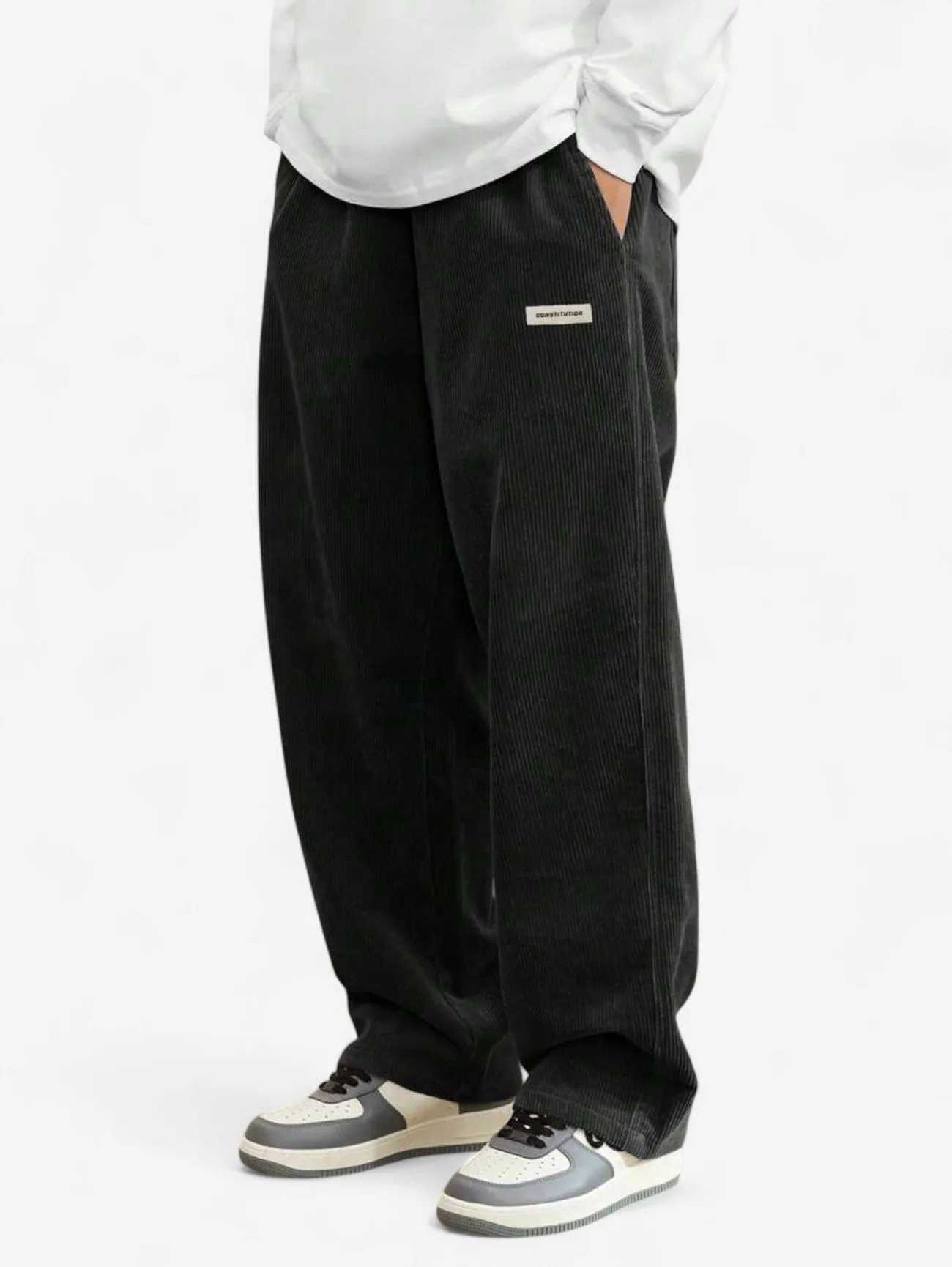 Foxes | Men's Wide Leg Loose Casual Pants Trousers