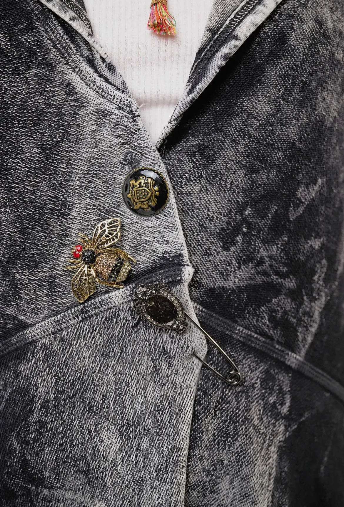 French Terry Hoodie Coat
