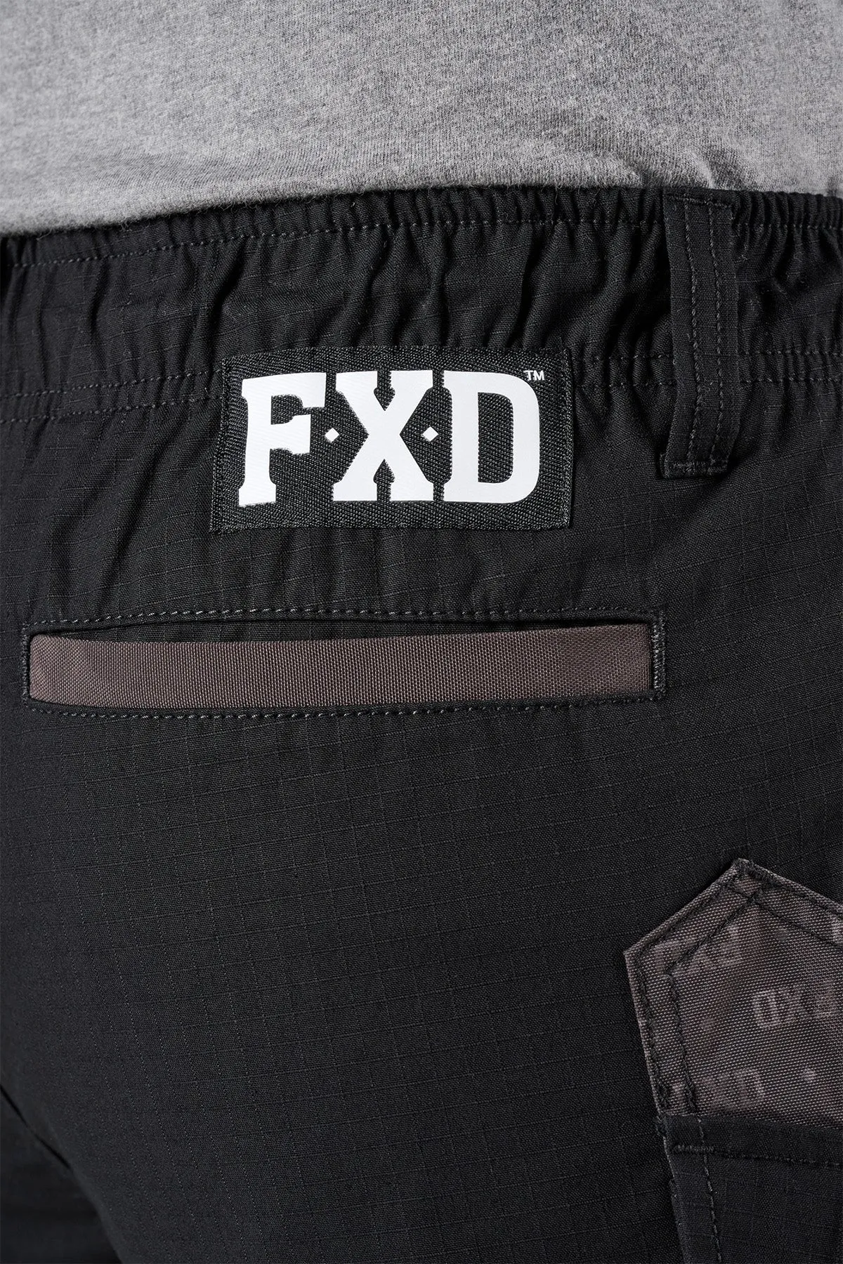 FXD - WS7 Elastic Waist Utility Short (Black)