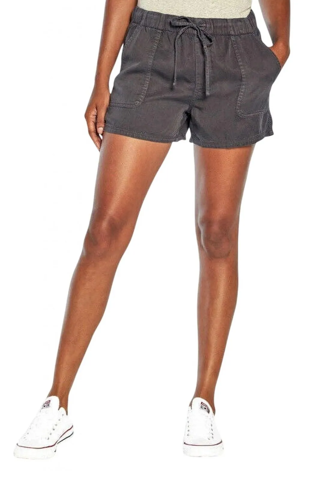 Gap Womens Lyocell Drawstring Pull-On Tencel Shorts QLS08565