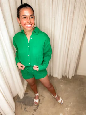 Gauze Cargo Short