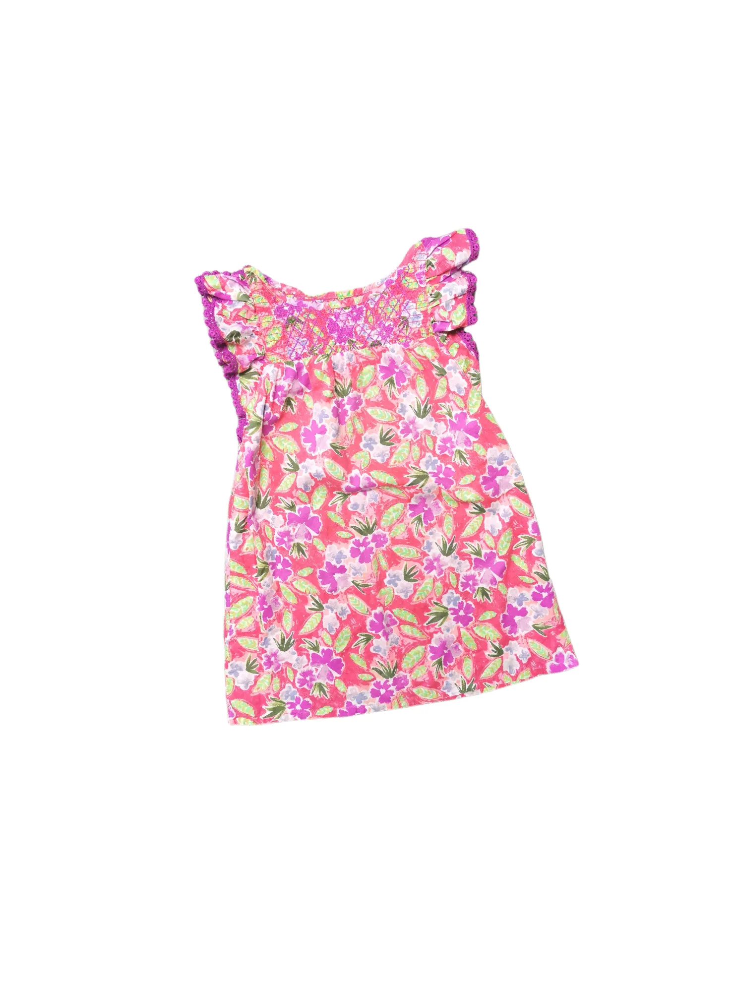 GIRL SIZE SMALL (6 YEARS/6X) - CAT & JACK, Floral Sun Dress EUC B42