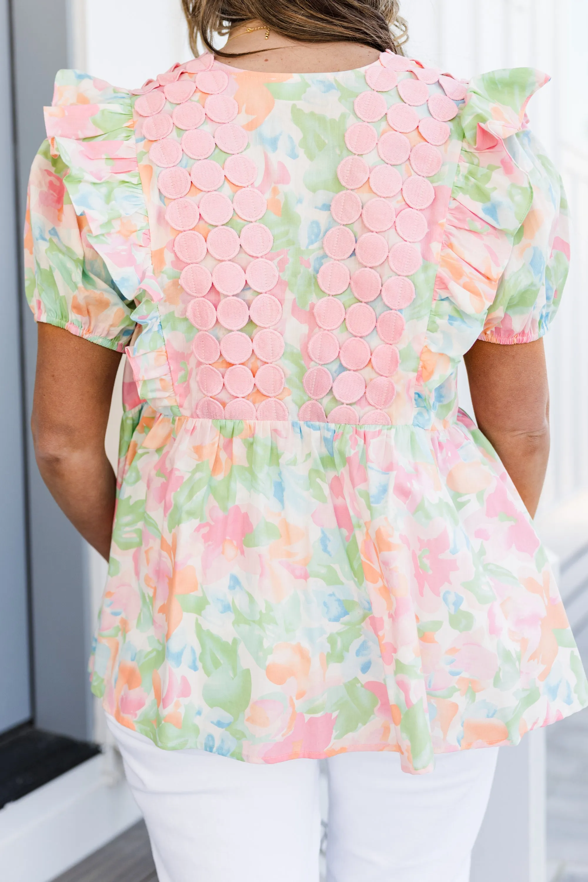 Girl's Lunch Top, Pink