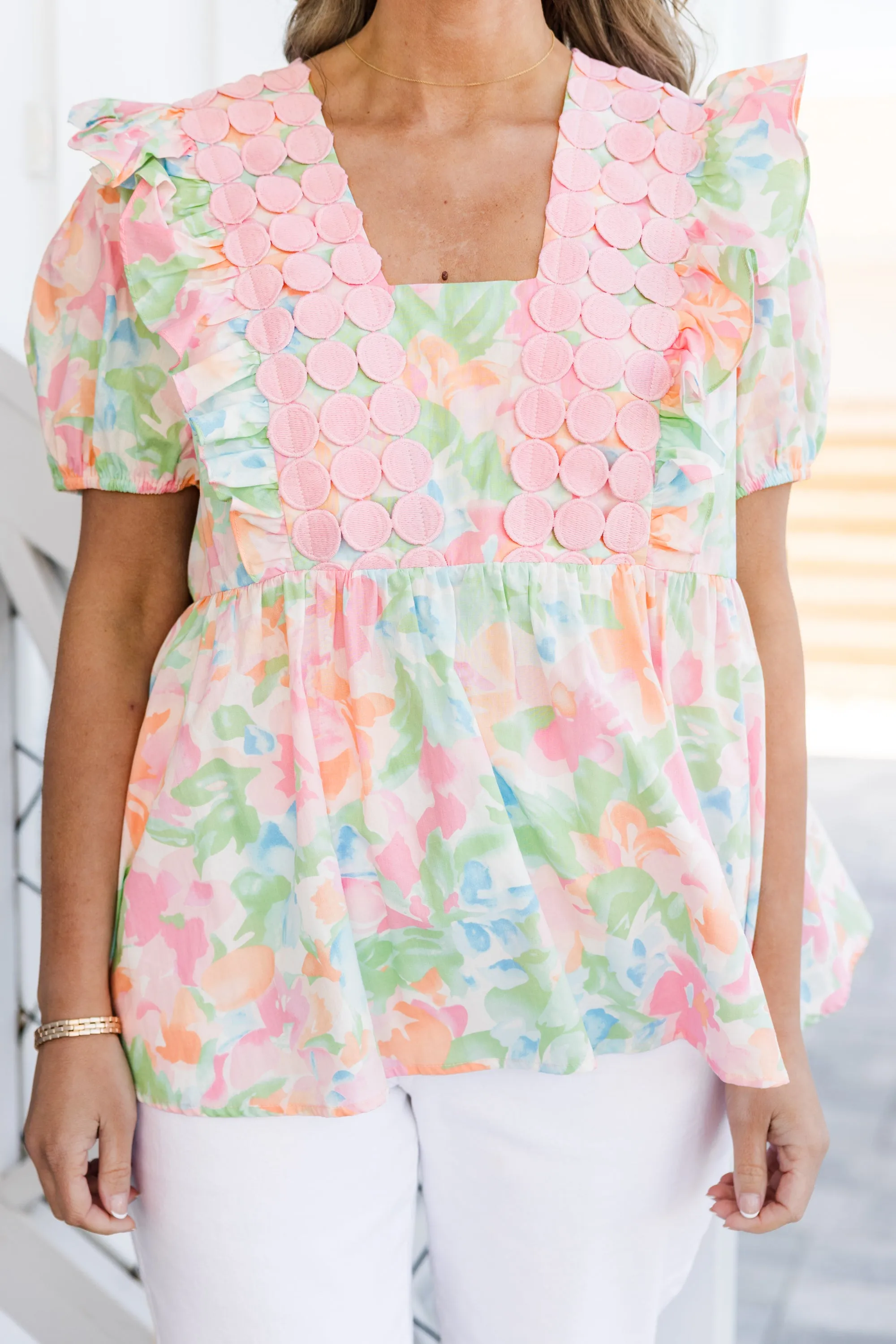 Girl's Lunch Top, Pink