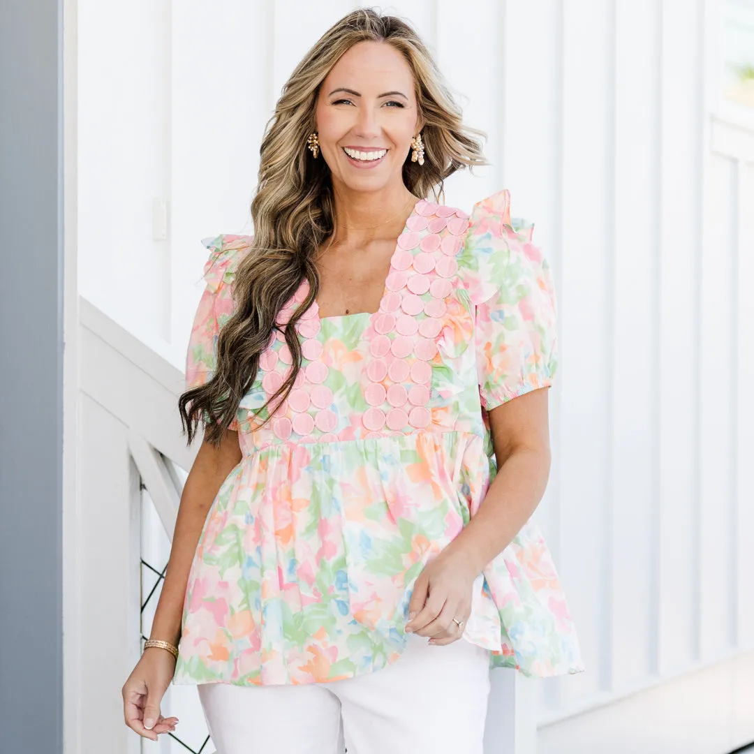 Girl's Lunch Top, Pink