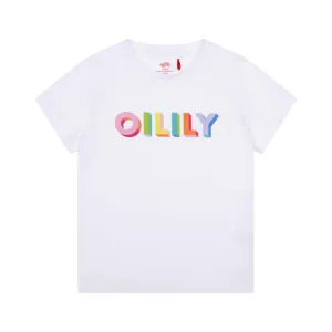 Girls White Tak T-Shirt